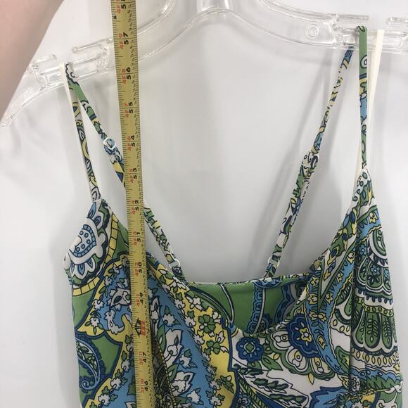 Ann Taylor LOFT Summer Sleeveless Sheath Maxi Dress Paisley Print Multi Size 10 - Picture 4 of 6